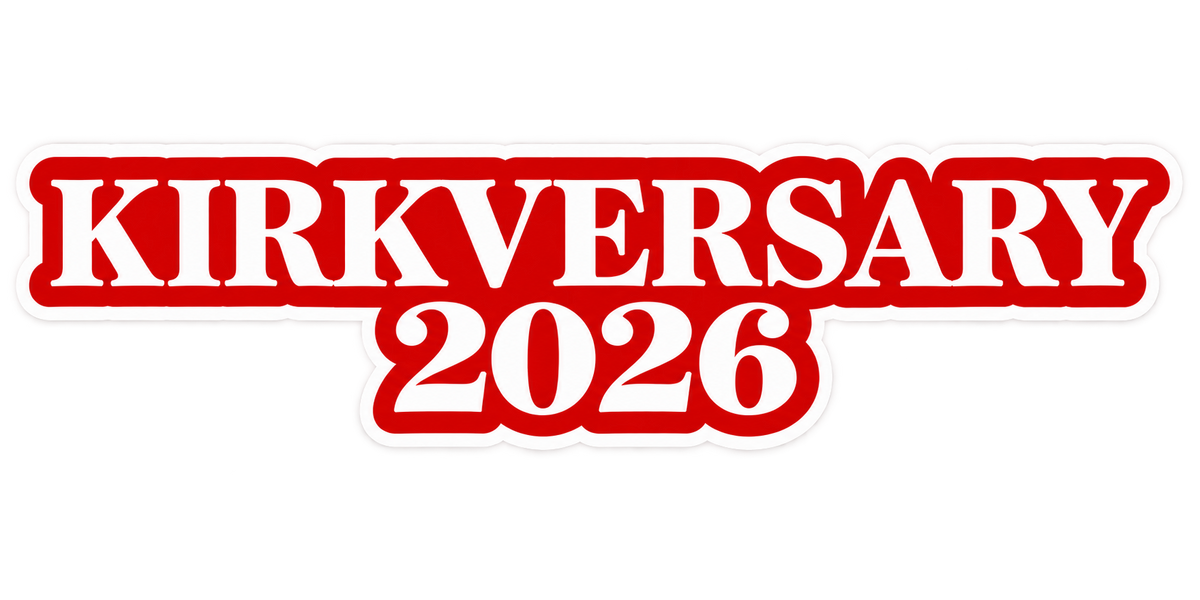 KirkVersary Sticker